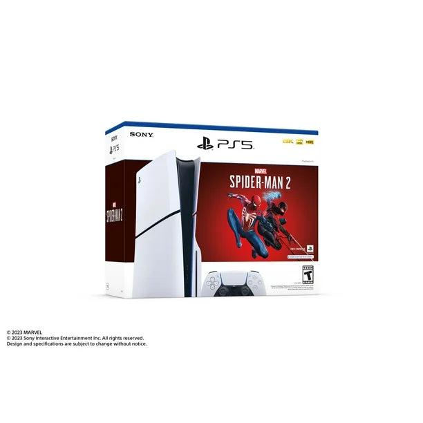 PlayStation®5 Console – Marvel’s Spider-Man 2 Bundle with Bonus Game (Model Group - Slim), PlayStation®5